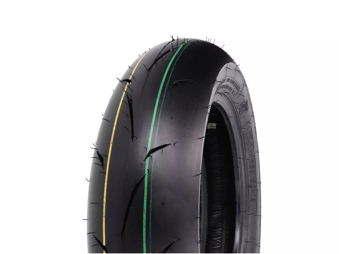 Buy now: Racing Tire Mitas / Sava 120/80-12 55P Super Soft Racing Tire Mitas / Sava 120/80-12 55P Super Soft
