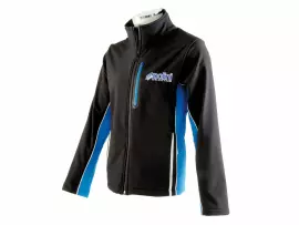 Softshell Jacket Polini EVO MenÂ´s Black/light Blue Size L