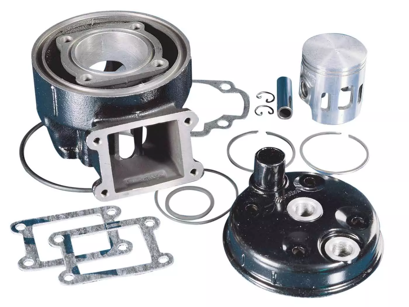 Cylinder Kit Polini Cast Iron Sport 70cc 47mm For Benelli Devil, Spring, Malaguti MRX Minarelli DL3 50