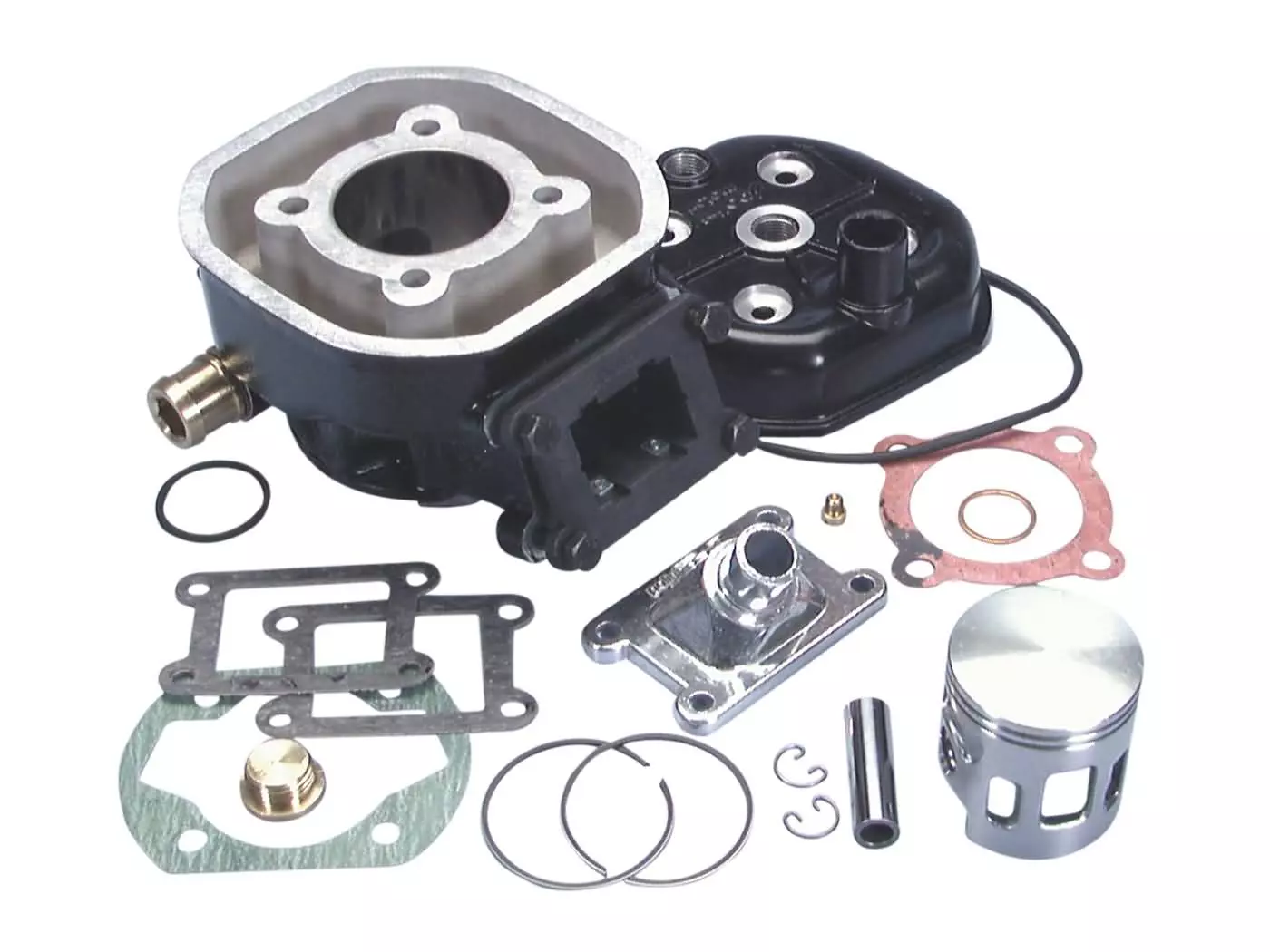 Cylinder Kit Polini Aluminum Sport 70cc 47mm For Malaguti Dune 50, Minarelli MR4