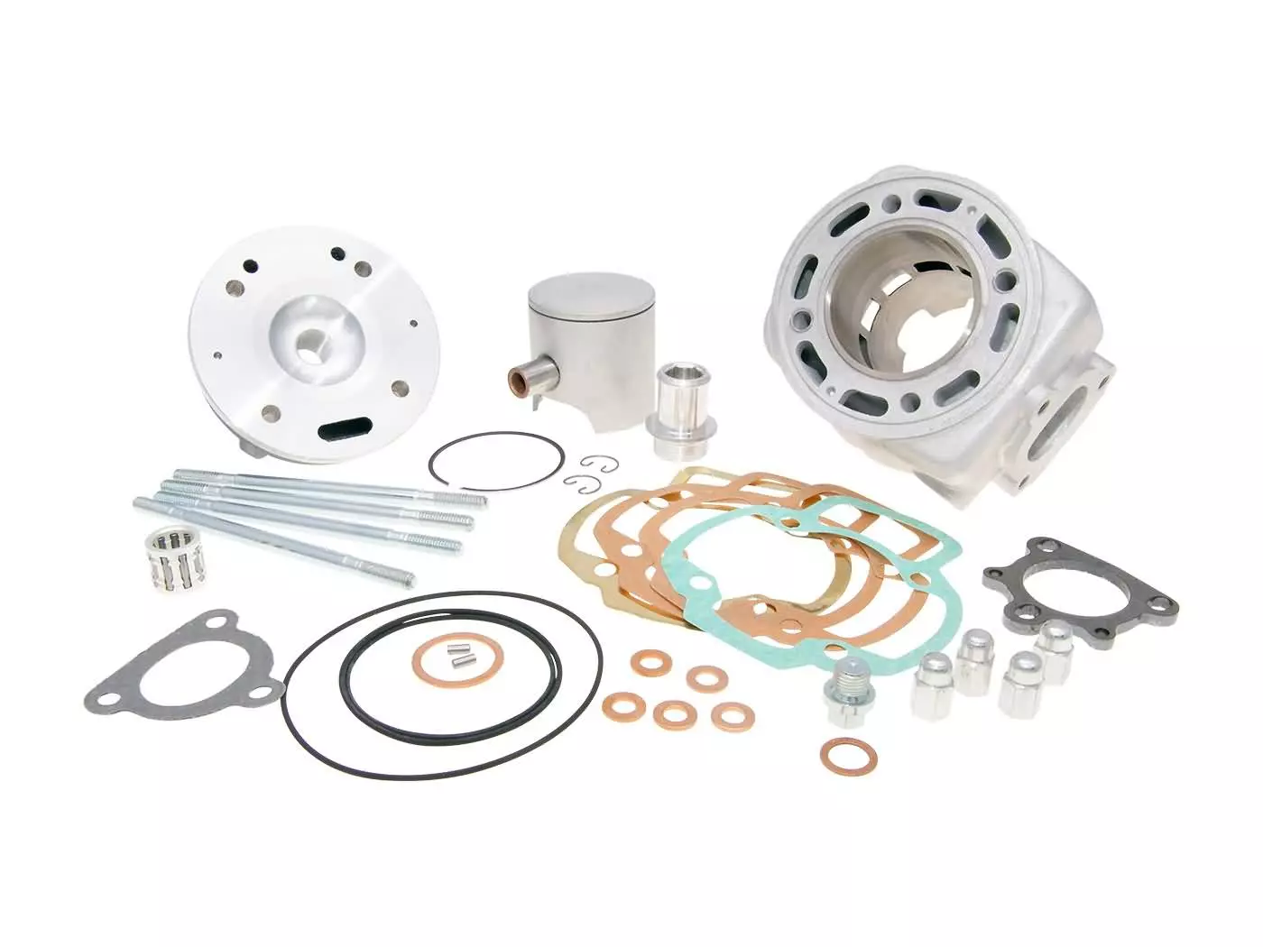 Cylinder Kit Polini Aluminum Racing Big Evolution 70cc 47.6mm For Piaggio LC