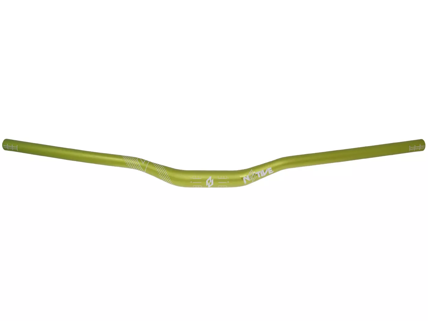 Buy now: N8tive Handlebar AL7075 780x31.8, 30mm Rise, 5° Up-, 7° Backsweep - Green N8tive Handlebar AL7075 780x31.8, 30mm Rise, 5° Up-, 7° Backsweep - Green
