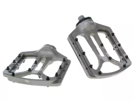 N8tive Flat Pedal NOAX V.1 Cold Forged - Grey