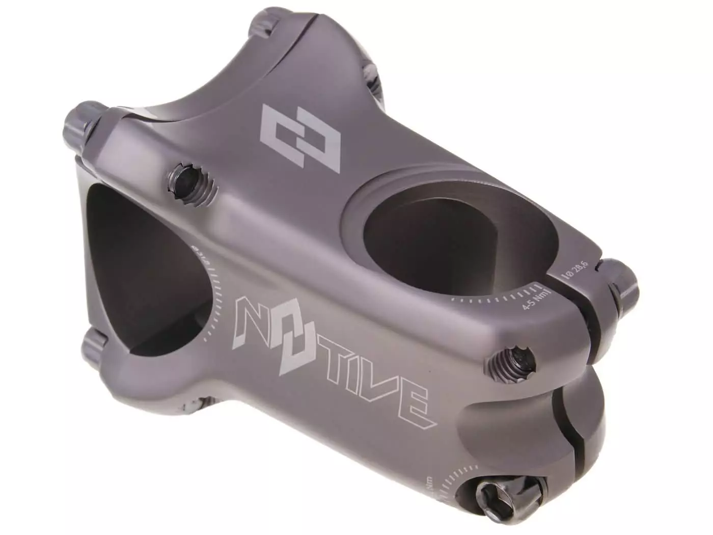 Buy now: N8tive Enduro Stem Cold Forged 31.8mm Ext 50mm, Angle 0° - Grey N8tive Enduro Stem Cold Forged 31.8mm Ext 50mm, Angle 0° - Grey