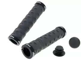 N8tive Double Lock-on Grip Set ROCK 130mm - Grey