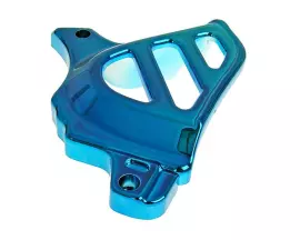 Front Sprocket Cover Blue For Minarelli AM, Generic, KSR-Moto, Keeway, Motobi, Ride, 1E40MA, 1E40MB