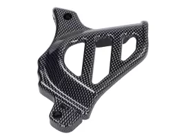 Front Sprocket Cover Carbon Look For Minarelli AM, Generic, KSR-Moto, Keeway, Motobi, Ride, 1E40MA, 1E40MB