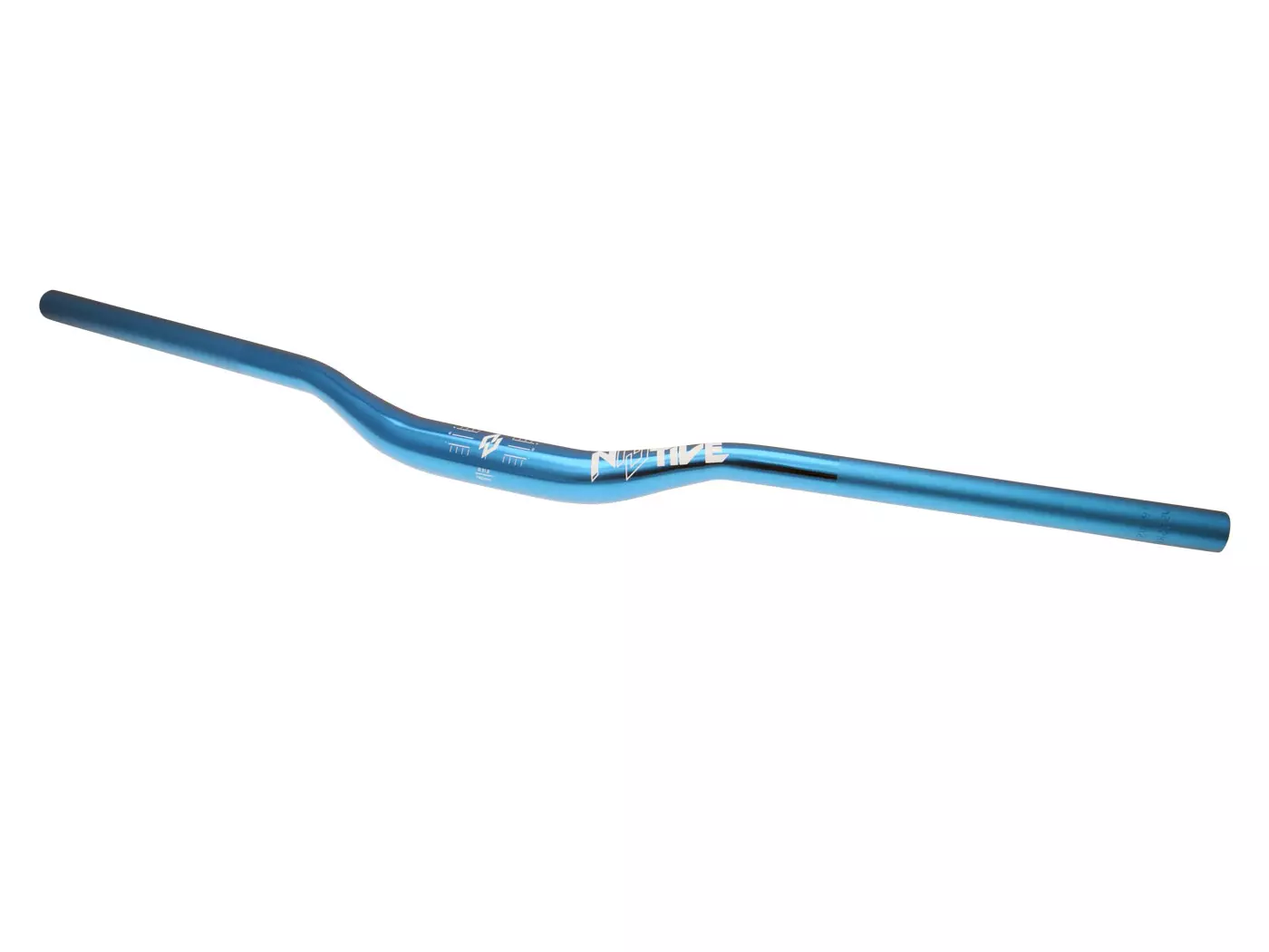 N8tive Handlebar AL6061 760x31.8, 25mm Rise, 5° Up-, 9° Backsweep - Blue