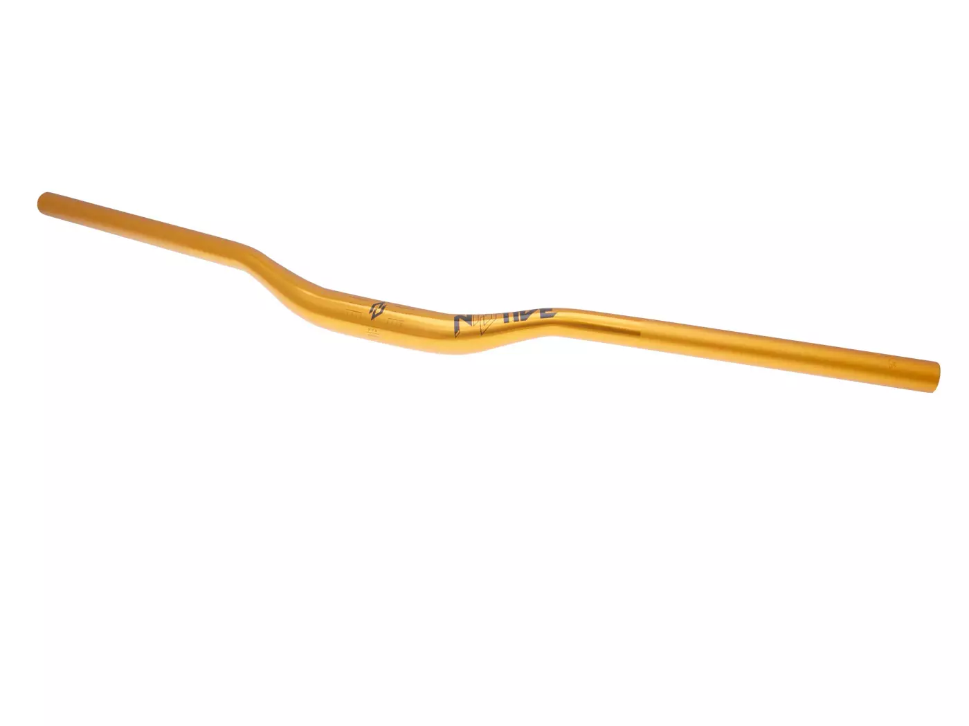 N8tive Handlebar AL6061 760x31.8, 25mm Rise, 5° Up-, 9° Backsweep - Gold