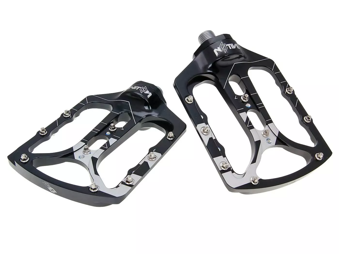 N8tive Flat Pedal NOAX V.2 AM Forged - Black