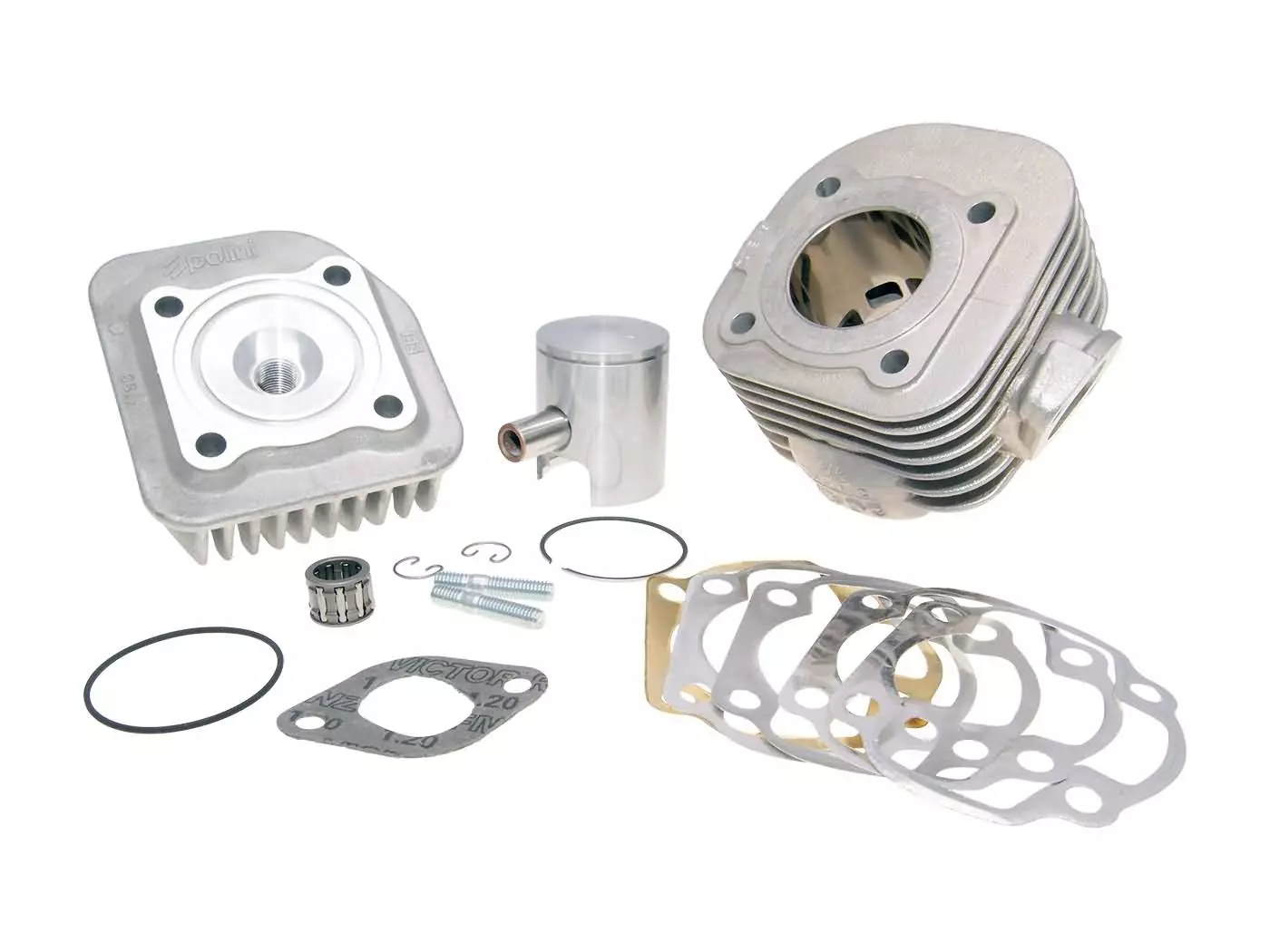 Cylinder Kit Polini Aluminum Racing Evolution 50cc 12mm Piston Pin For Minarelli Horizontal AC