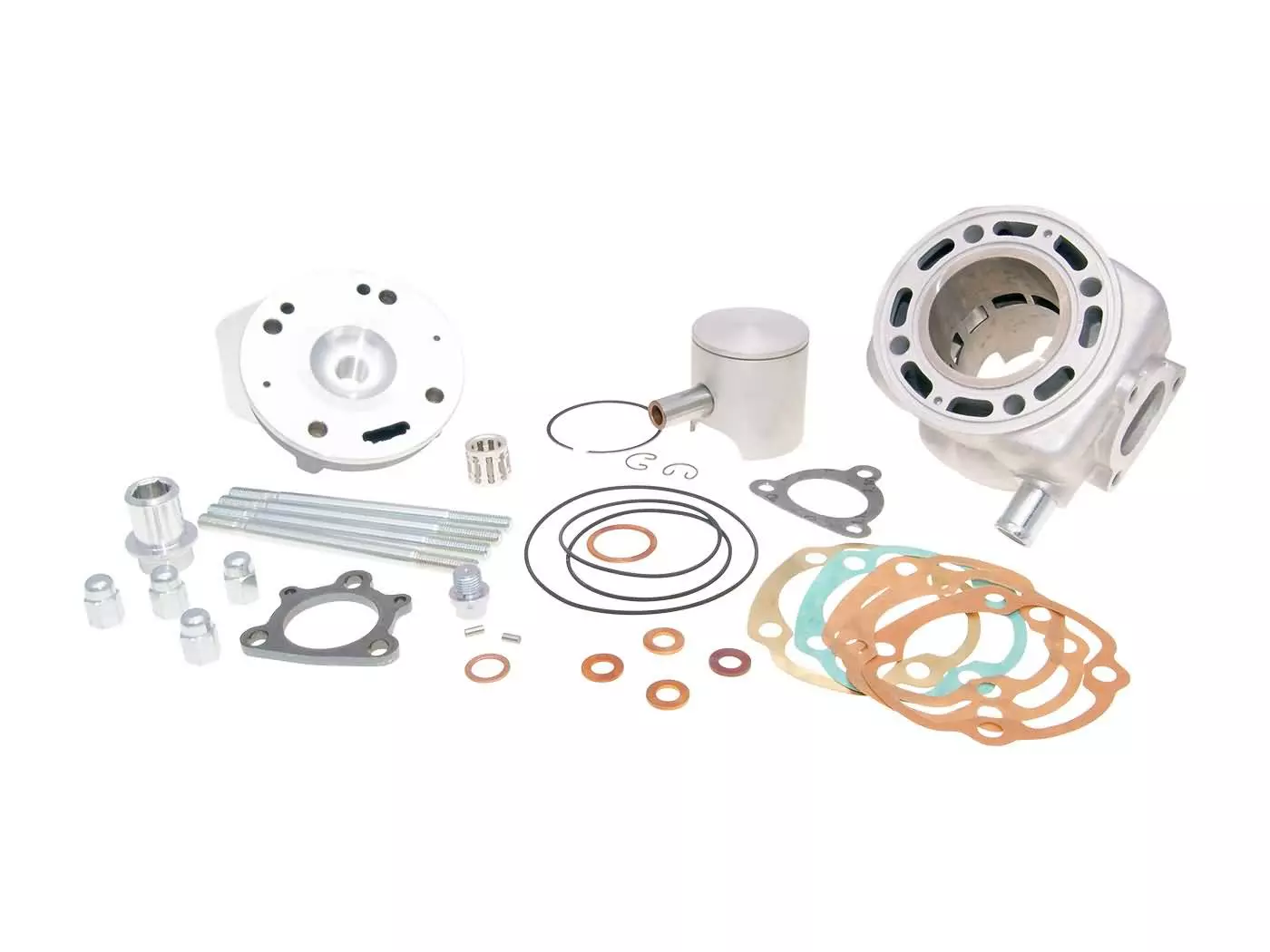Buy now: Cylinder Kit Polini Aluminum Racing Big Evolution 70cc 47.6mm For Minarelli Horizontal LC Cylinder Kit Polini Aluminum Racing Big Evolution 70cc 47.6mm For Minarelli Horizontal LC