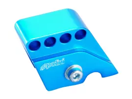 Riser Kit Polini CNC 4-hole Blue For Piaggio