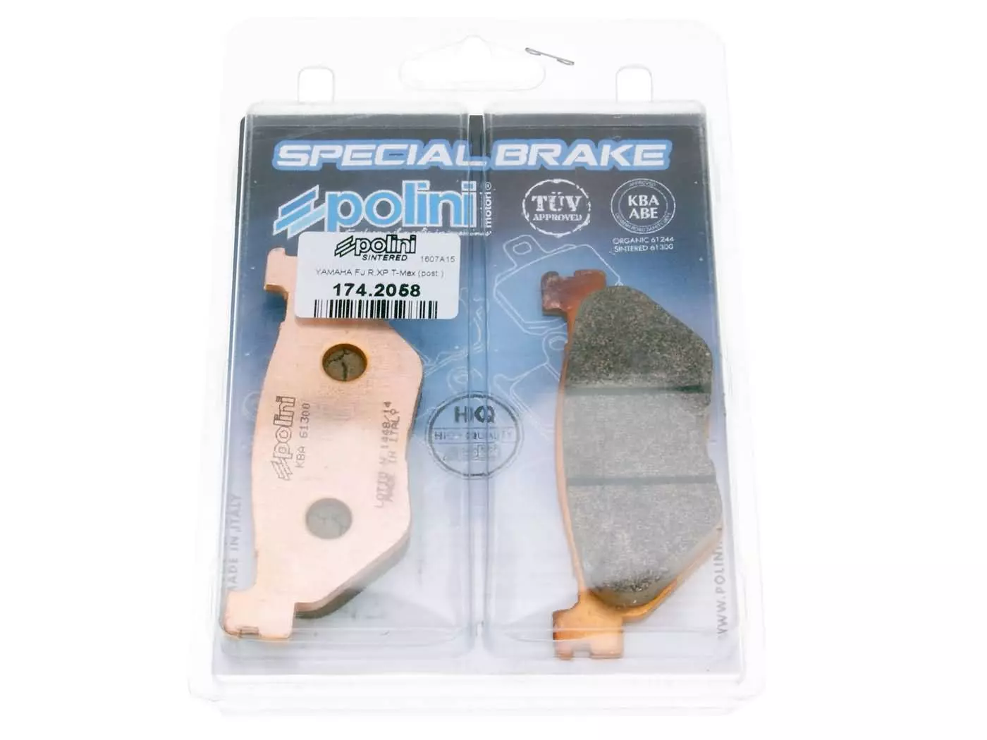 Brake Pads Polini Sintered For Yamaha T-Max 500