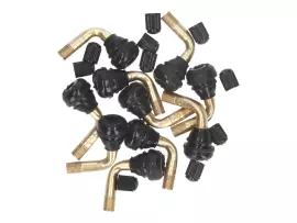 Tire Valve Tubeless 90° Bent PVR70 - Set Of 10 Pcs