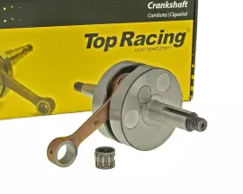 Crankshaft Top Racing Full Circle High Quality For Minarelli AM, Generic, KSR-Moto, Keeway, Motobi, Ride, CPI, 1E40MA, 1E40MB