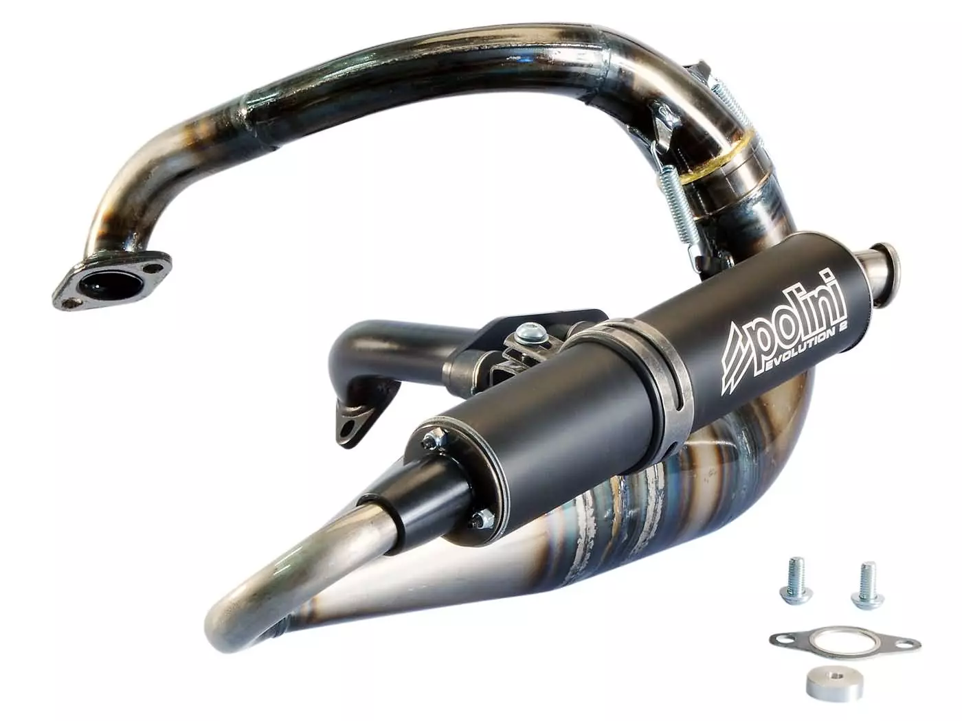 Buy now: Exhaust Polini Racing Evolution 2 For Piaggio Ape 50 Exhaust Polini Racing Evolution 2 For Piaggio Ape 50