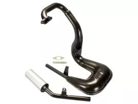 Exhaust Polini Sport W/ Aluminum Silencer For Vespa HP, FL2, PK, XL 50