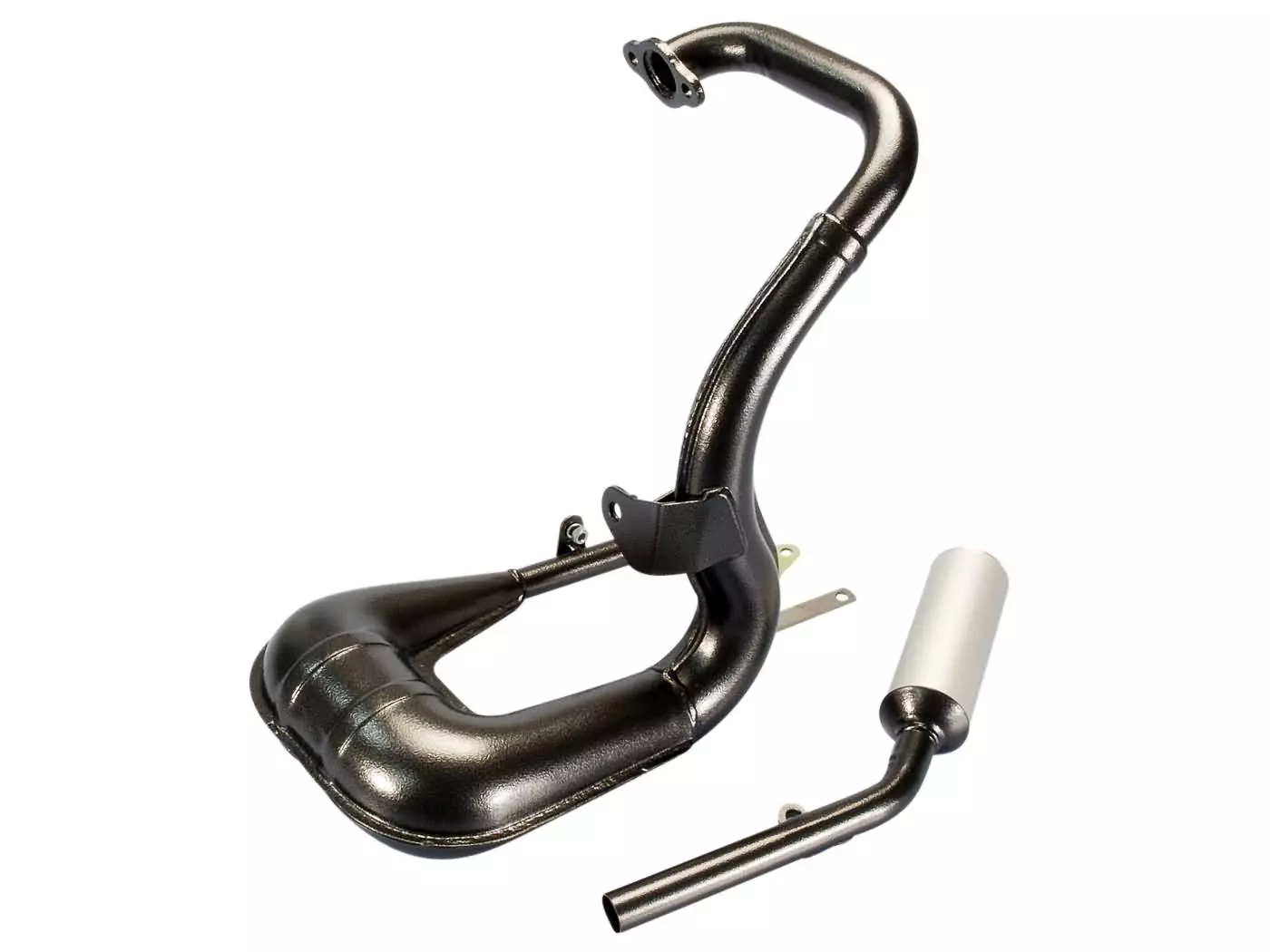 Exhaust Polini Sport W/ Aluminum Silencer For Vespa 50 Special