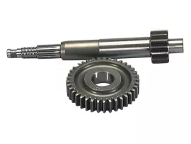 Primary Transmission Gear Up Kit Polini 16/37 17.7mm For Piaggio 50 2T W/ Bearing