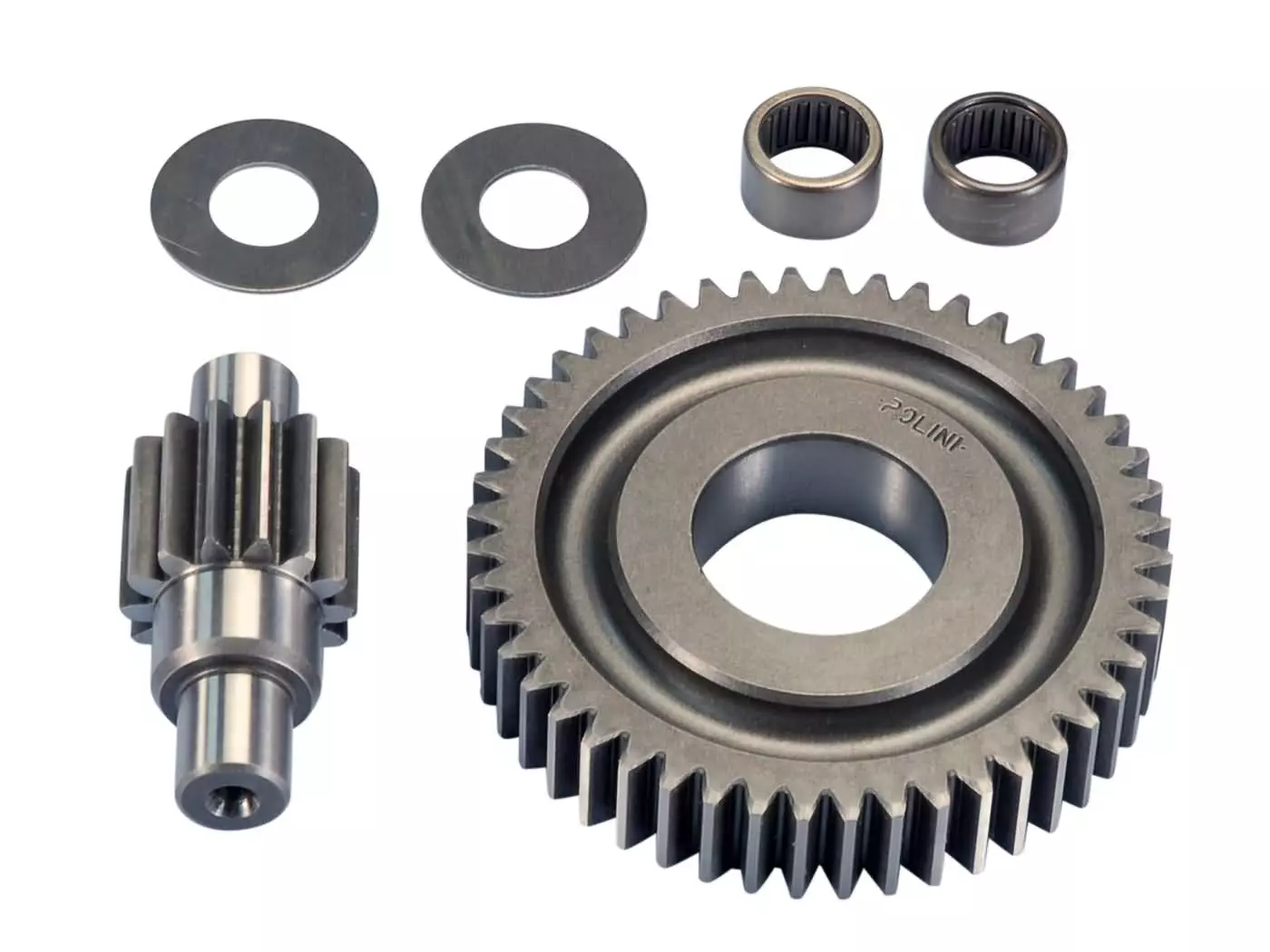 Secondary Transmission Gear Up Kit Polini 14/48 17.7mm For Piaggio 50 2T 1999