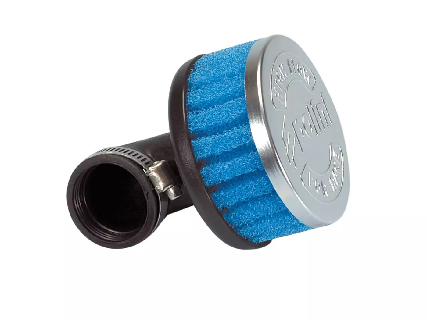 Air Filter Polini D.34 Special Short Air Box 34mm 90° Blue