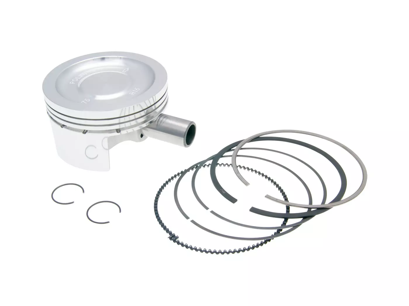 Piston Kit Polini 300cc 75mm For Piaggio 300ie 4T LC Quasar