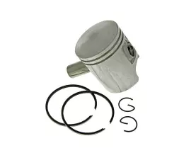 Piston Set 50cc Incl. Rings, Clips And Pin For Peugeot