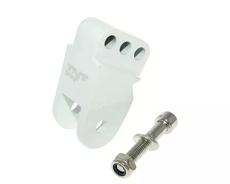 Shock Extender CNC 3-hole Adjustable Mounting White For CPI, Keeway, Generic