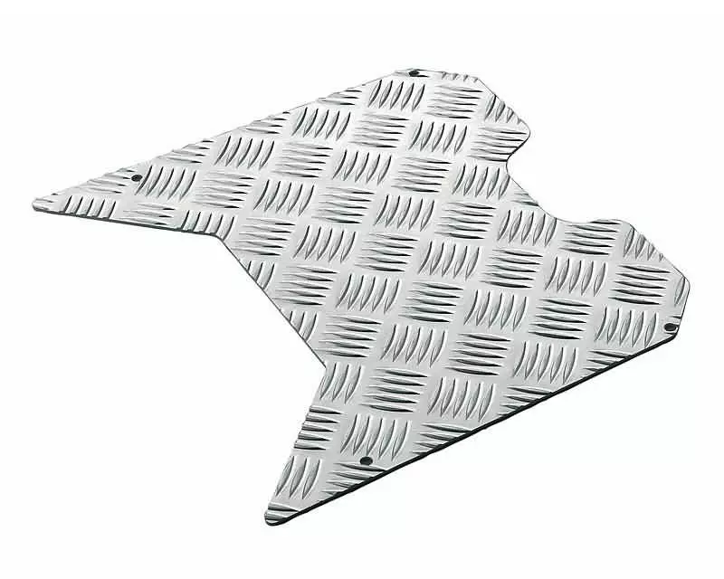 Foot Plate Opticparts DF Checkered Aluminium For TPH, NRG Mc,² Mc³