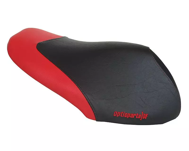 Seat Cover Opticparts DF Black / Red For Yamaha Aerox, MBK Nitro