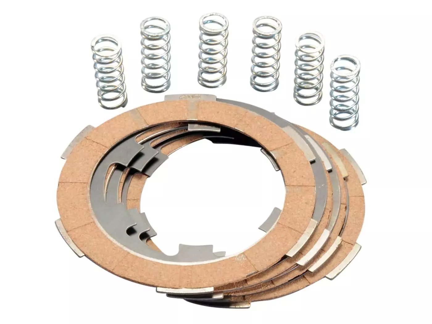 Clutch Disk Set Polini Cork For Vespa PK 50, 125 FL, XL, Piaggio APE 50 TL5, TL6