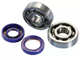 Crankshaft Bearing Set Polini For Minarelli AM6, Generic, KSR-Moto, Keeway, Motobi, Ride, CPI, 1E40MA, 1E40MB