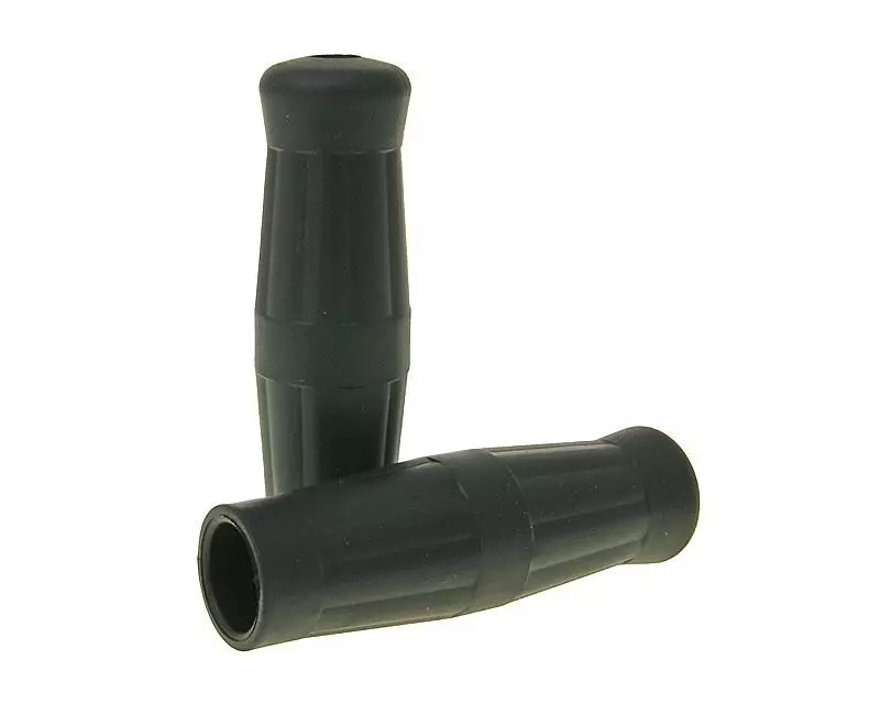 Handlebar Rubber Grip Set Classic Style Black