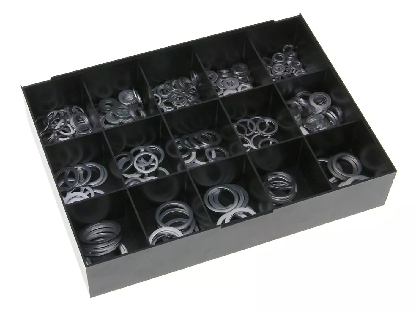 Gasket / Seal Ring Assortment Aluminum (400 Pieces)