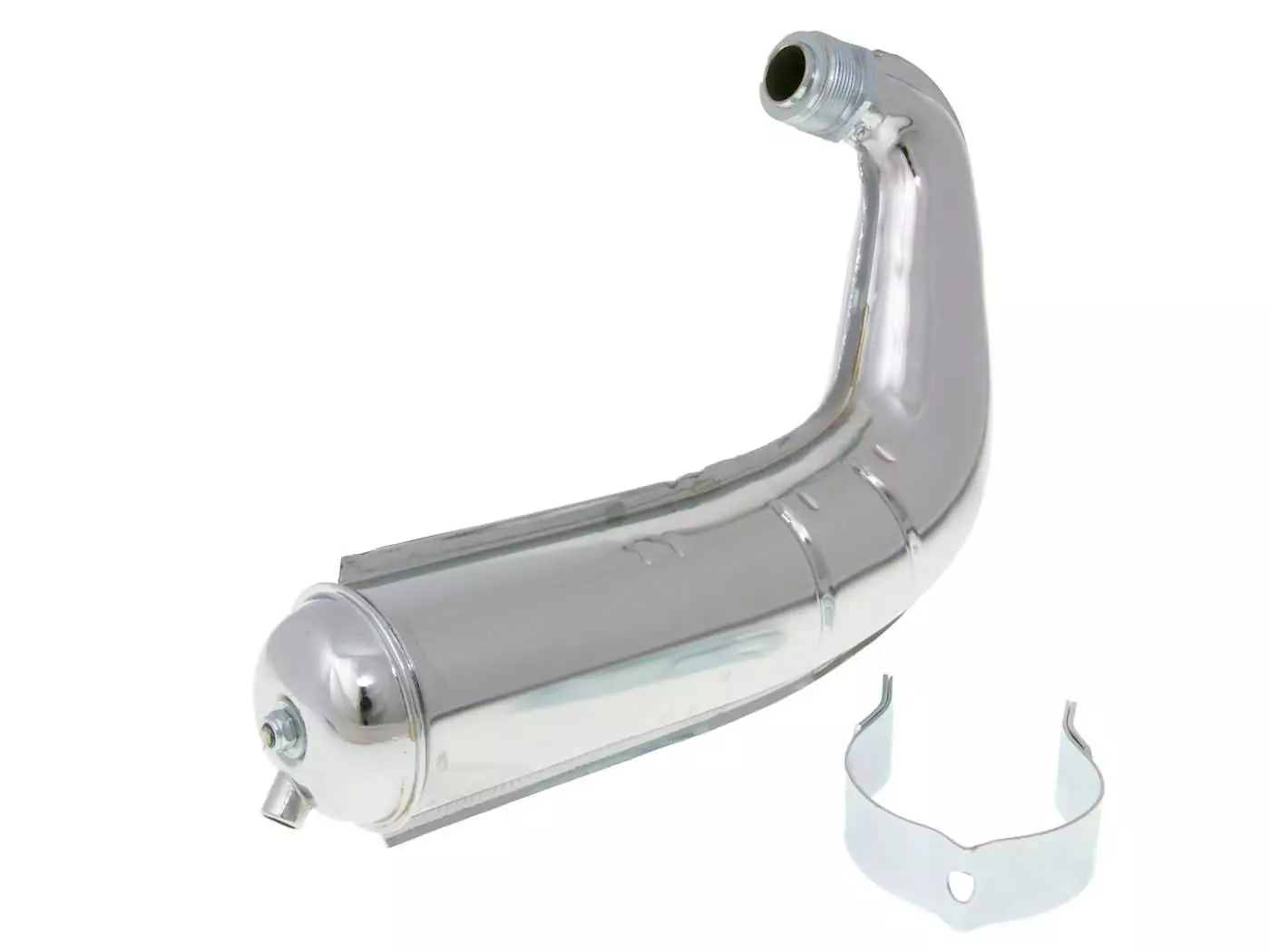 Exhaust Chromed For Mobylette GAC 88