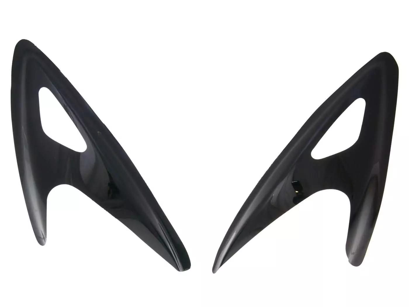 Headlight Panel / Headlamp Mask MTKT Black For SYM Euro-Jet