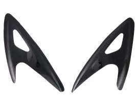 Headlight Panel / Headlamp Mask MTKT Black For SYM Euro-Jet