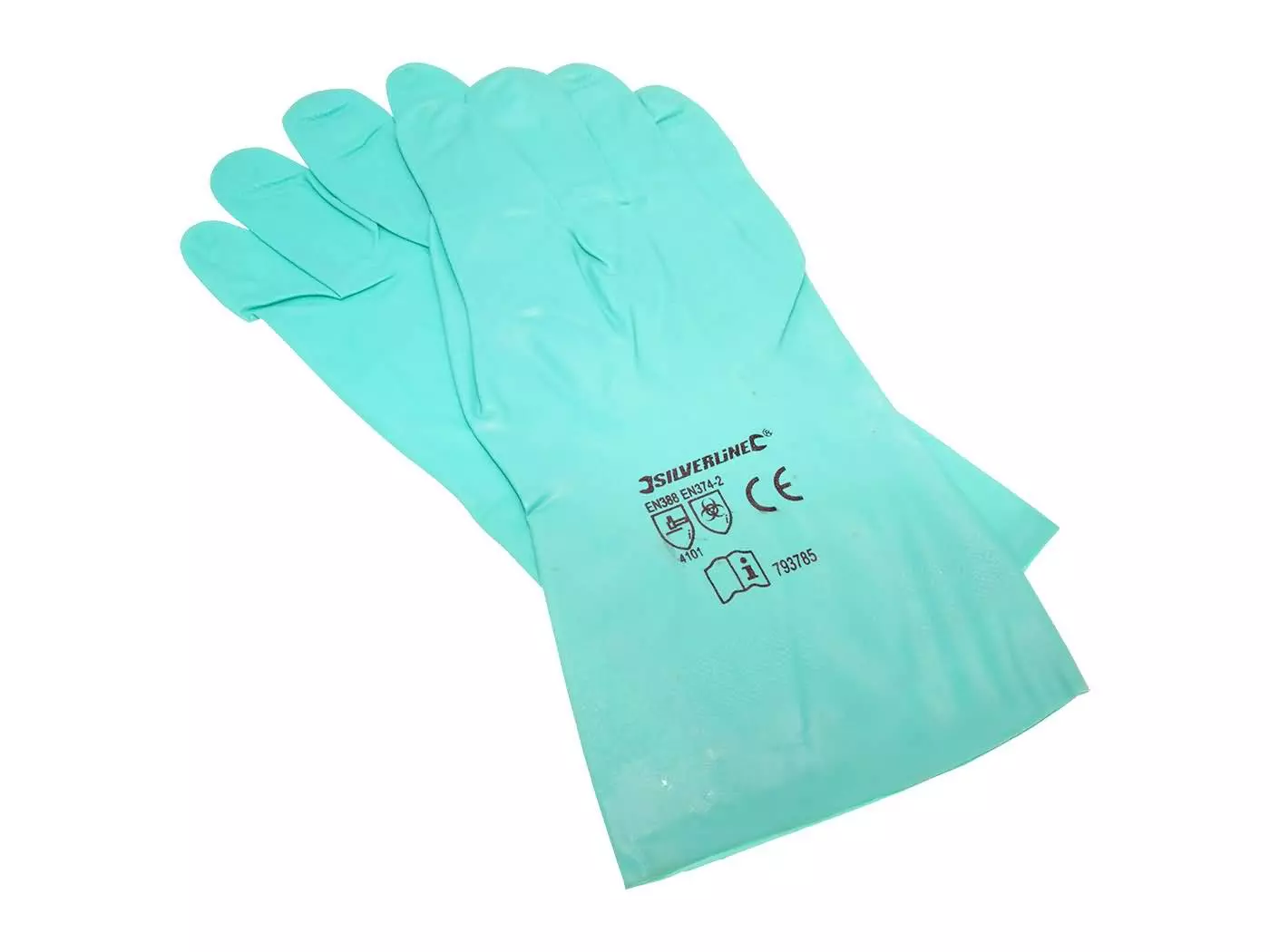 Buy now: Protective Nitrile Gloves Green 32cm Size 9 (L) Protective Nitrile Gloves Green 32cm Size 9 (L)