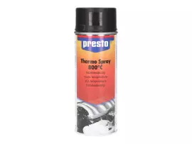 Thermo Spray Paint Presto Matt Black 800°C 400ml