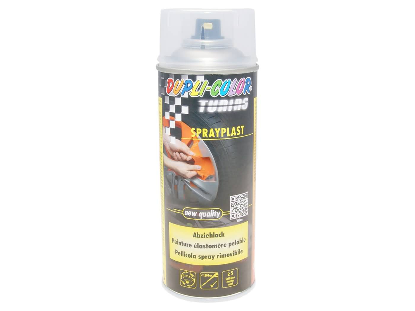 Strippable Lacquer Dupli-Color Sprayplast Transparent Glossy 400ml