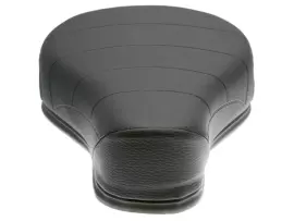 Saddle / Seat Quilted Spring-mounted Black For Moped