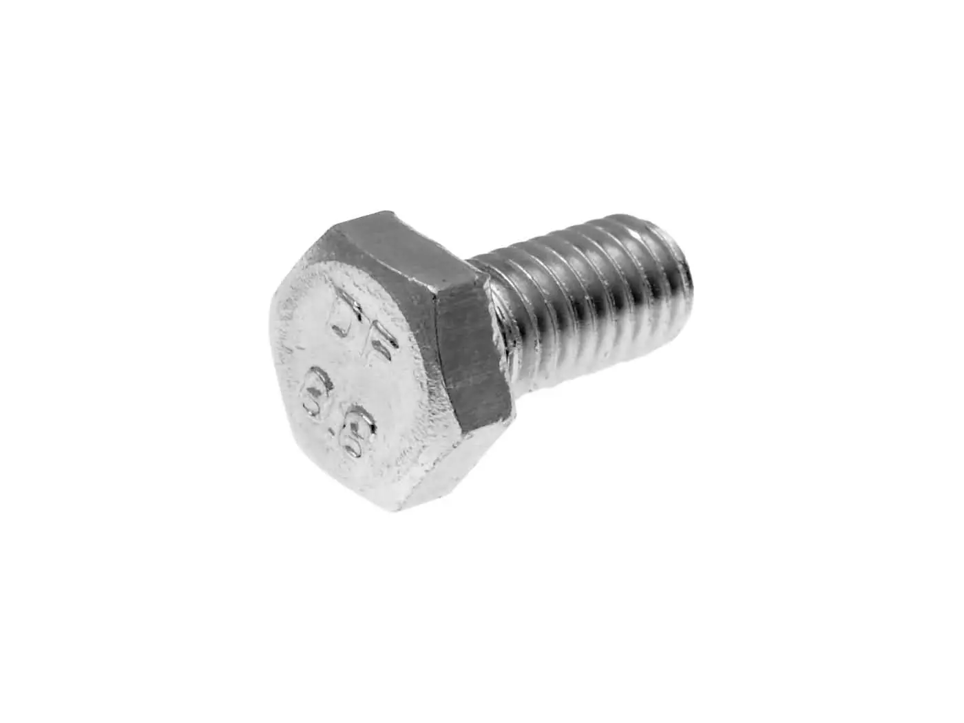 Hex Cap Screws / Tap Bolts DIN933 M6x12 Full Thread Zinc Plated Steel (50 Pcs)