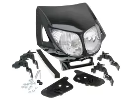 Headlight Mask Enduro Dual Optics Black