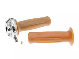 Throttle Control / Throttle Tube Rubber Grip Set Domino 2.9°/ 25mm Rally Café Racer - Universal