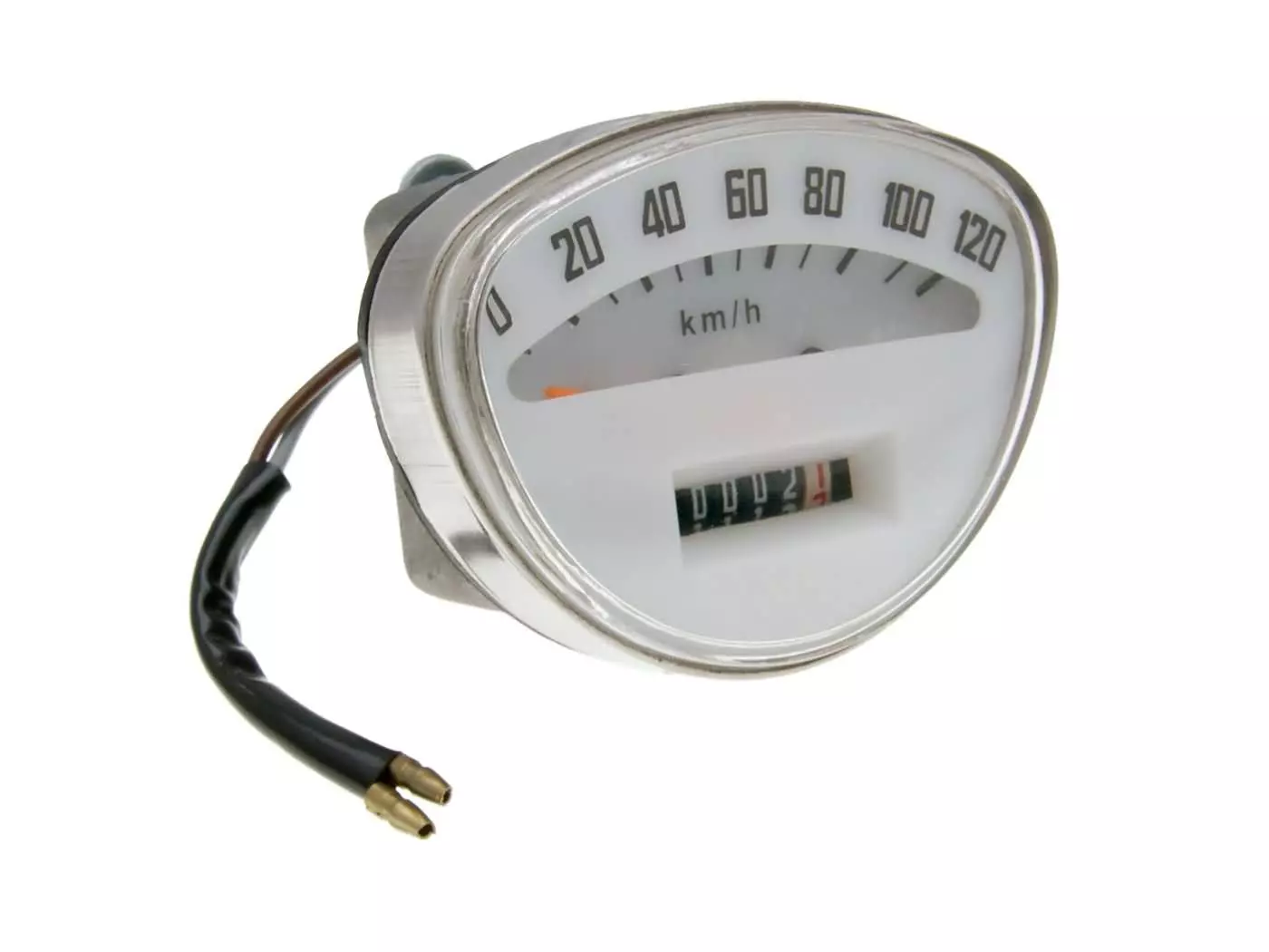 Speedometer White, Max 120km/h For Vespa Rally180, Rally200, Sprint, PV125