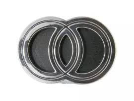 Emblem / Badge Gilera Plastic To Plug, Chromed For Gilera Runner