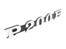 Side Cover Badge "P200E" For Vespa P 200 E