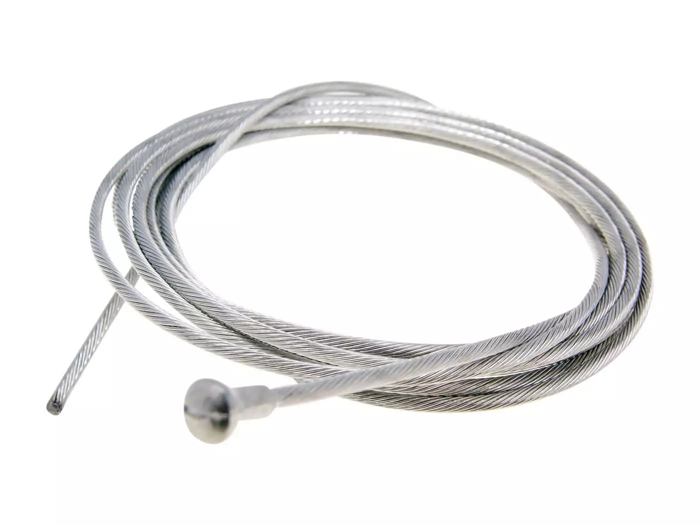 Bowden Inner Cable 190cmx1.9mm With Pear Nipple 6x8mm