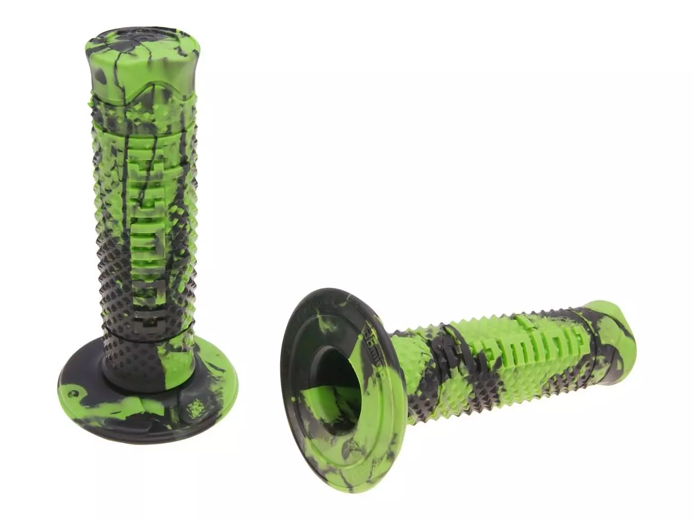 Handlebar Grip Set Domino A260 Off-road Snake Black / Green